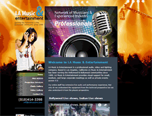 Tablet Screenshot of lamusicinc.com